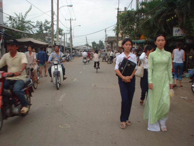 opposite side of Saigon River